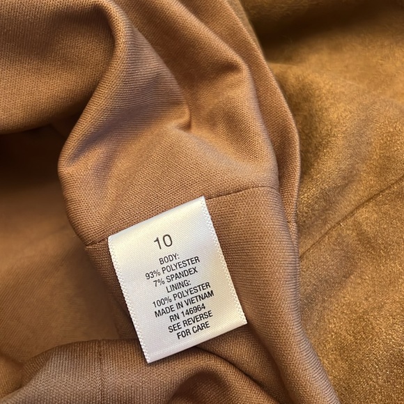 FAUX SUEDE DRESS - Picture 7 of 7